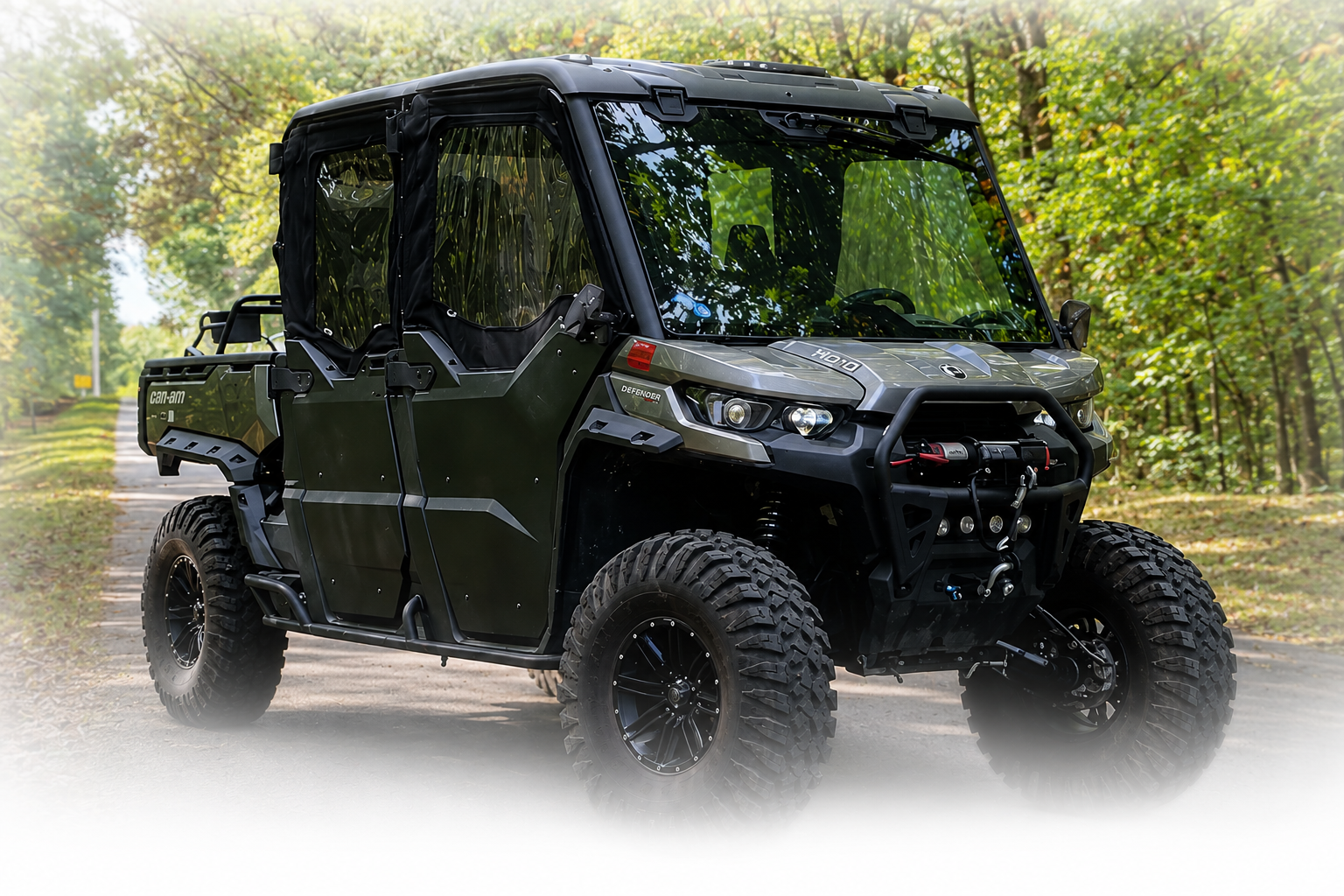 Can-Am Defender utility vehicle prepared for off-road work